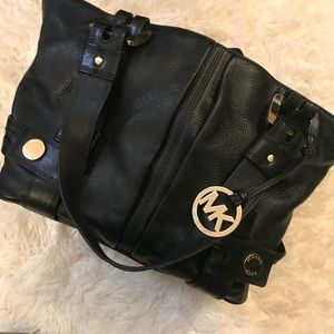 Michael Kors Black & Gold Shoulder Bag